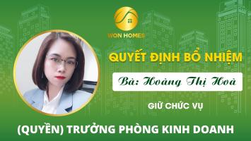 bổ nhiệm won group 3