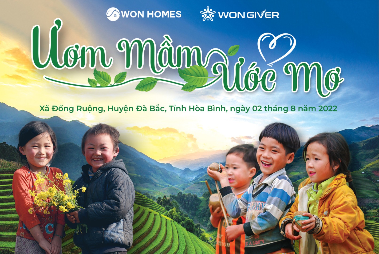 WON HOMES PHÁT ĐỘNG CHƯƠNG TRÌNH TỪ THIỆN "ƯƠM MẦM ƯỚC MƠ"