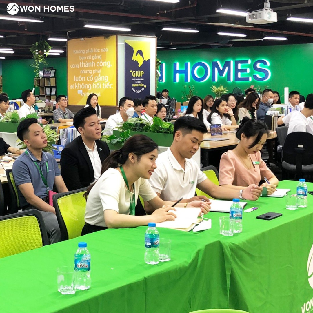 WON HOMES TỔ CHỨC THÀNH CÔNG CHƯƠNG TRÌNH ĐÀO TẠO: "XÁC LẬP MỤC TIÊU - BẢN ĐỒ TRONG TÂM TRÍ"